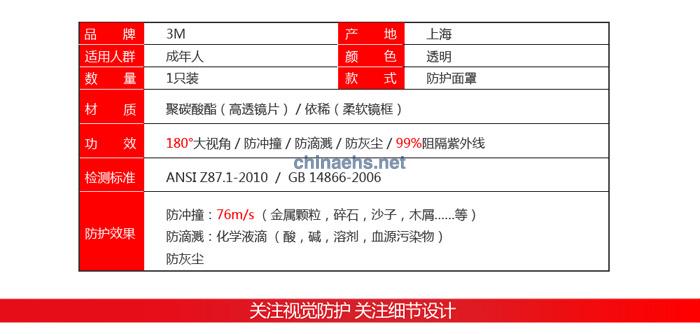 3M 1623AF 亞洲款舒適型防化學(xué)防霧護(hù)目鏡（無(wú)色鏡片，防霧）